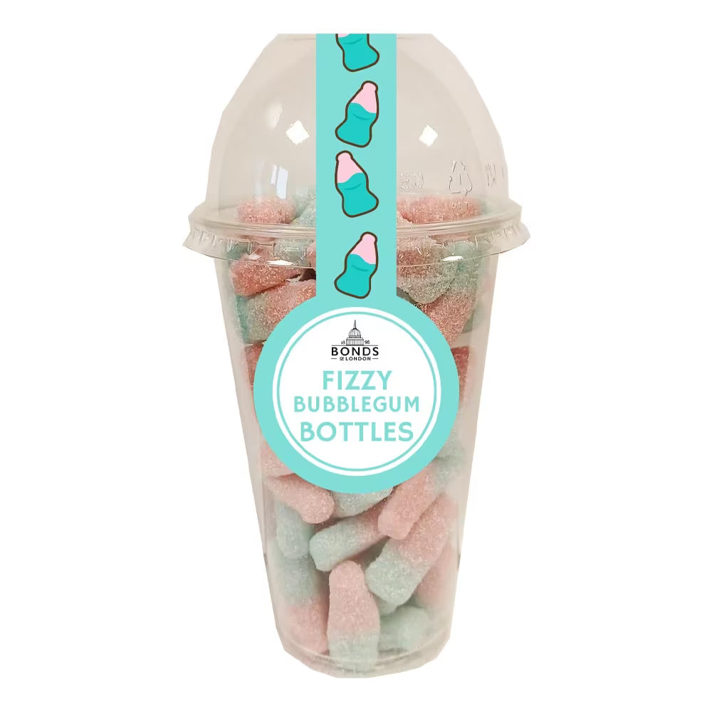 Fizzy Bubblegum Bottles Cup 230g