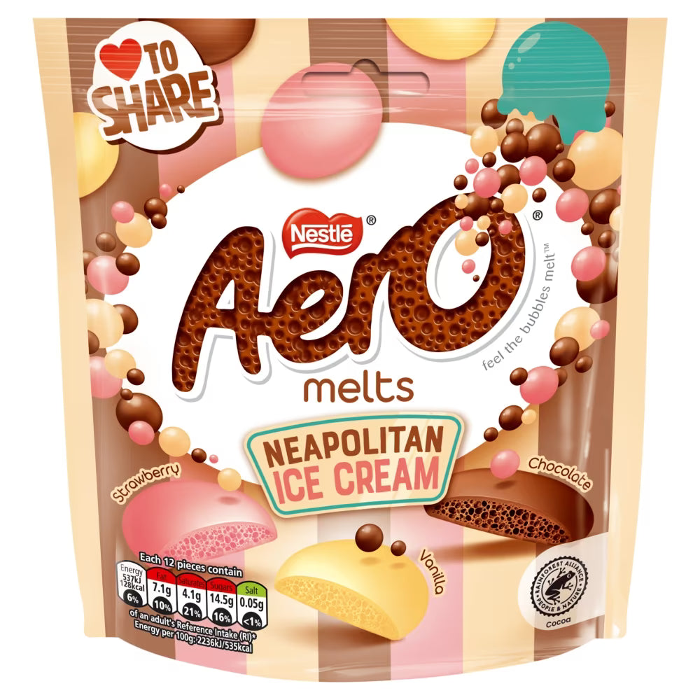 Aero Melts Neapolitan