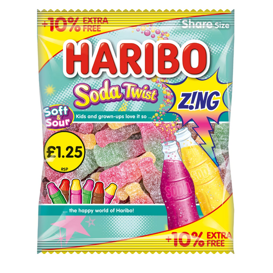 Haribo Soda Twists 176g