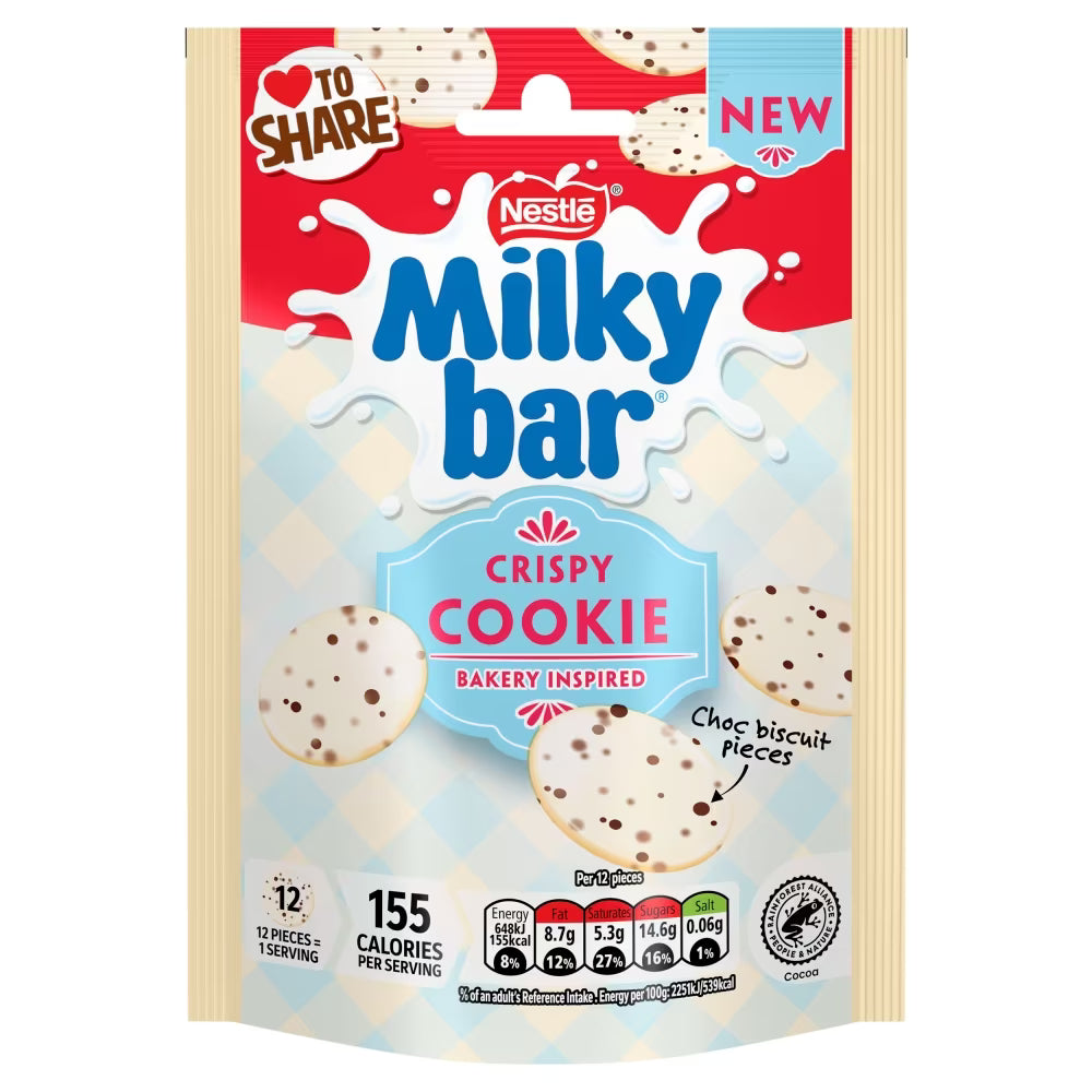 Milkybar Buttons Crispy Cookie 86g